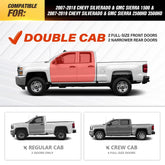 Side Steps for a Chevy Silverado 2007-2018 Silverado & Sierra 1500 | 2007-2019 Silverado & Sierra 2500 3500HD - Yzona